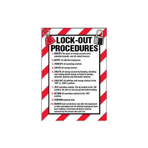 Arc Flash Lockout Labels Lock Out Procedures Health And Safety