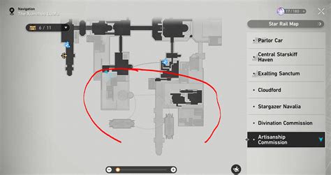 Artisanship Commission Map Unlock R Honkaistarrail