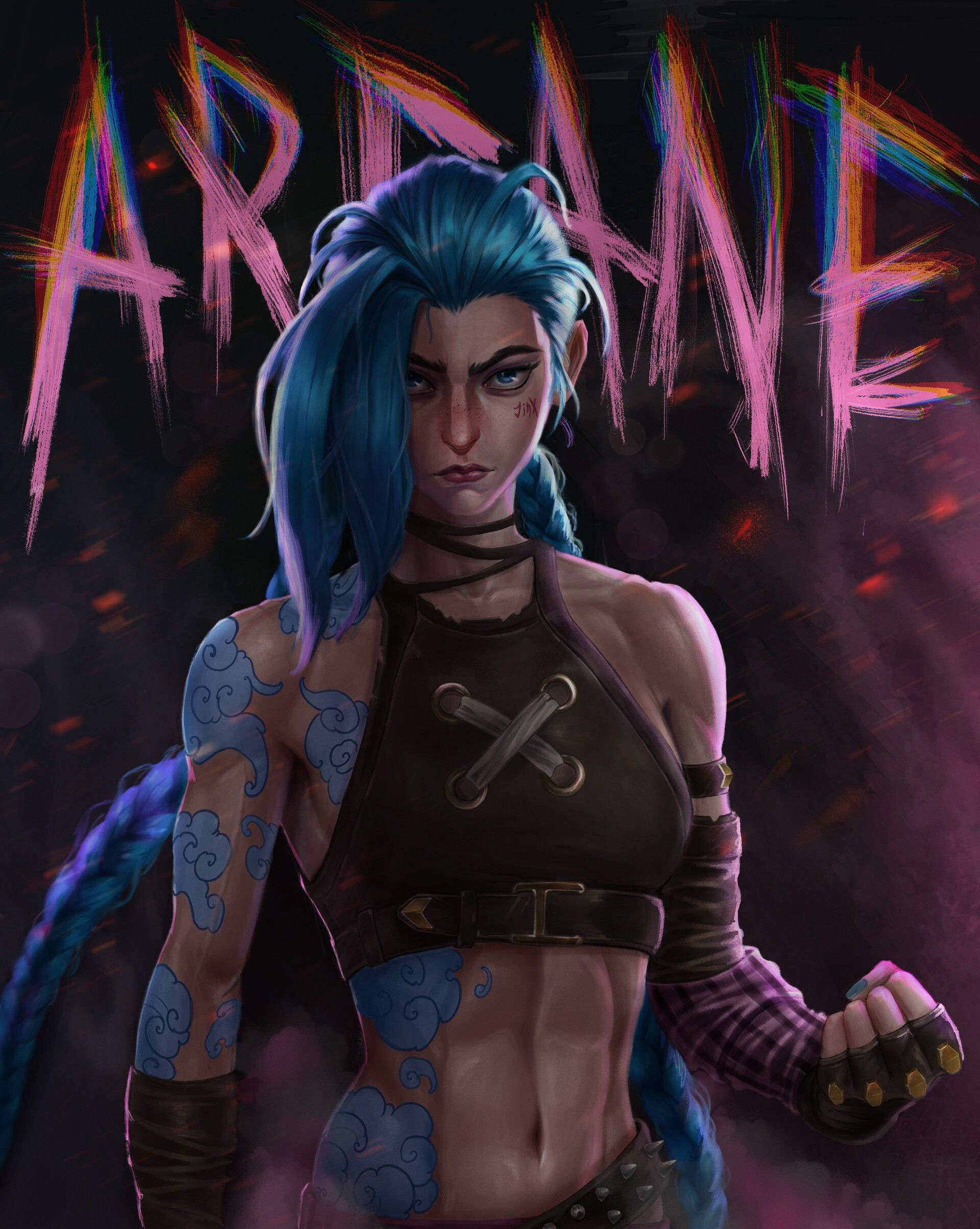 Artstation Arcane Fanart Character Design