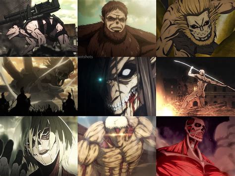 Attack On Titan Perfect Shots On Twitter The Nine Titans Hd Wallpaper