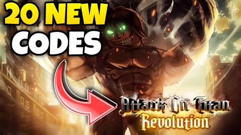 Attack On Titan Revolution New Codes Roblox Attack On Titan