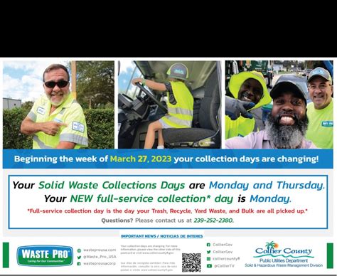 Ave Maria Florida Garbage Pickup Scheduling Change