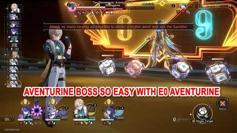 Aventurine Boss So Easy With E0 Aventurine Acheron Amp F2p Aventurine