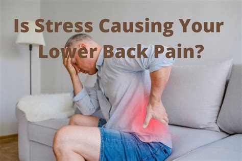 Back Pain And Stress