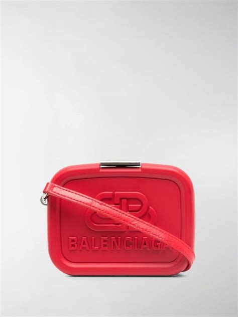 Balenciaga Lunch Box Mini Bag Red Modes