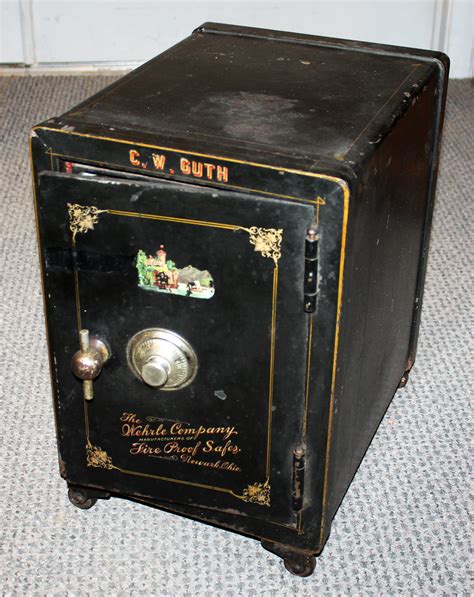 Bargain John S Antiques Antique Yale Iron Safe With Working