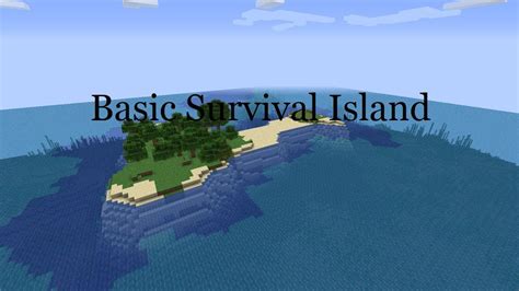 Basic Survival Island Minecraft Seed Version 1 14 Youtube