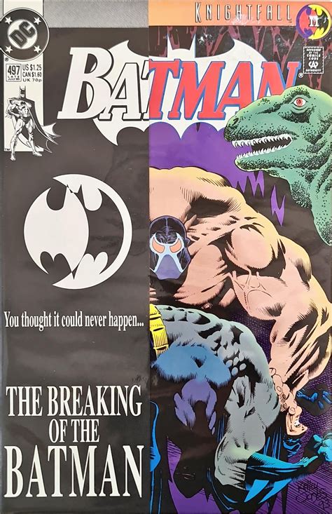 Batman 497 1993 Bane Breaks Batman S Back Key Comic Issue Waleed S