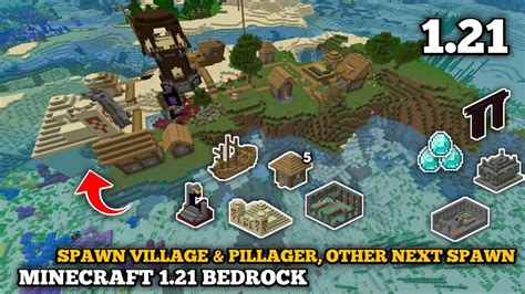 Bedrock Seed Minecraft 1 21 Seed Spawn Village Pillage Other