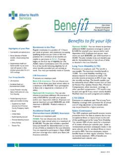 Benefits To Fit Your Life Alberta Health Services Benefits To Fit