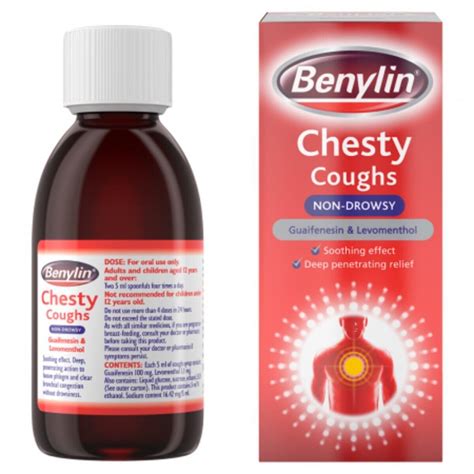 Benylin Chesty Coughs Non Drowsy Benylin Uk