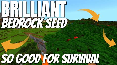 Best Minecraft Seed For Bedrock Amazing Bedrock Seed Perfect For