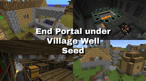 Best Seed For Minecraft Bedrock End Portal Under Village 1281908510