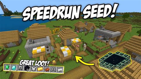 Best Speedrun Seed Minecraft Bedrock 1 18 Minecraft 1 18 Best Seed