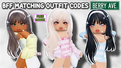 Bff Matching Outfits Roblox Codes