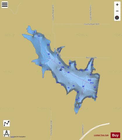 Big Creek Reservoir Fishing Map Nautical Charts App