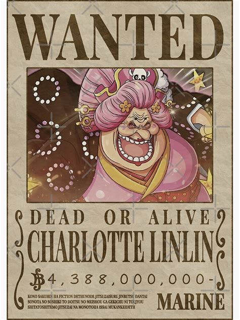 Big Mom Bounty Poster Amat