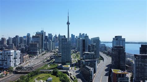 Bike On Toronto Dvp 4K Drone Youtube