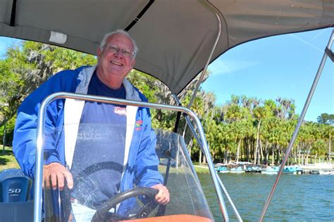 Bill James The Guardian Of Lake Wauburg Uf At Work