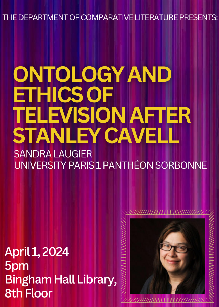 Bingham Hall Library Reserved Sandra Laugier Lecture Ontology And