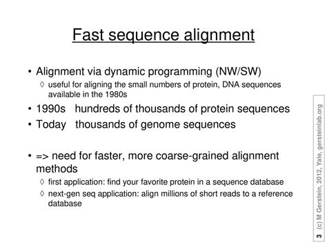 Bioinformatics Fast Alignment Ppt Download