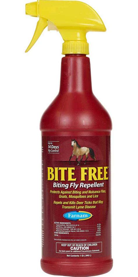 Bite Free Biting Fly Repellent Fly Spray Farnam Fly Sprays Repellents