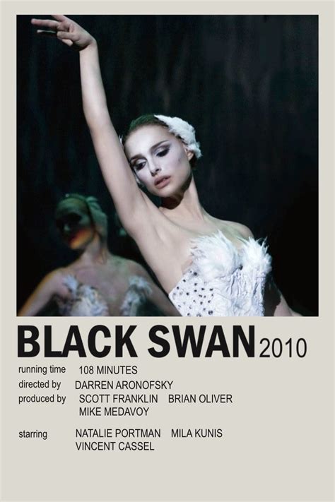 Black Swan Poster Black Swan Movie Movie Posters Minimalist Movie