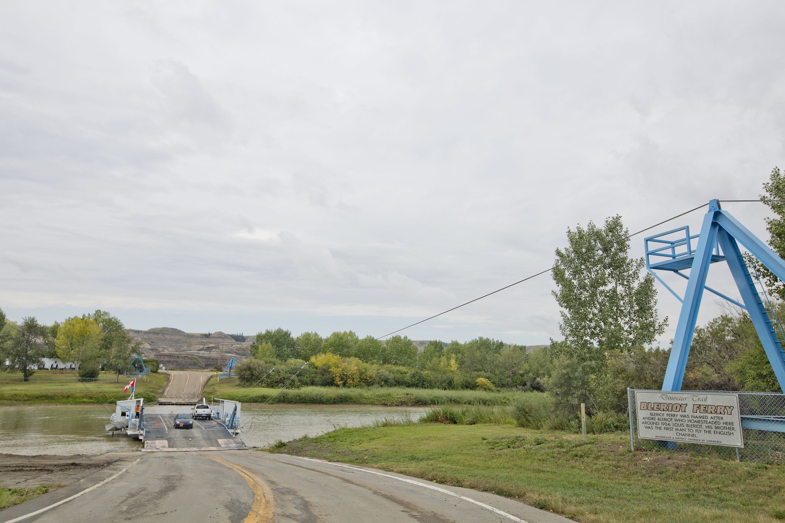 Bleriot Ferry Drumheller