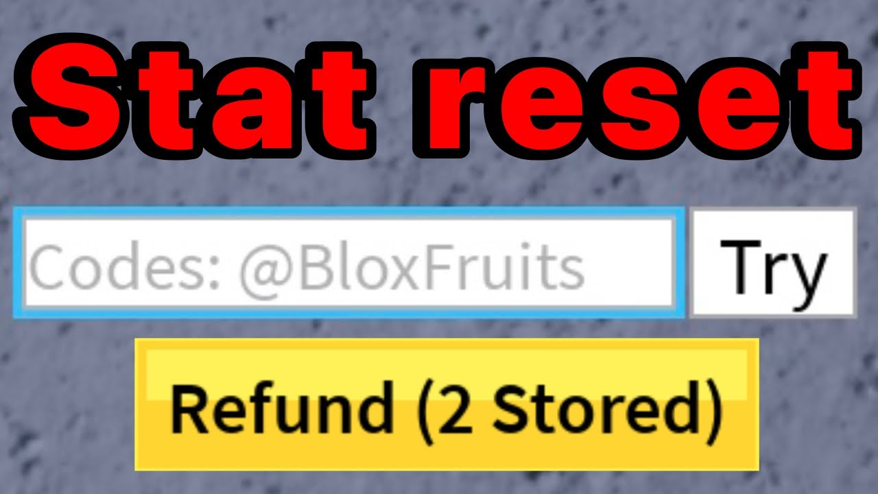 Blox Fruits Codes 2025 Stat Reset October Anastasia Wood