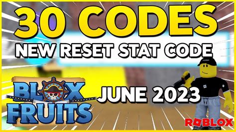 Blox Fruits Codes 2025 Stat Reset October Cameron Rose