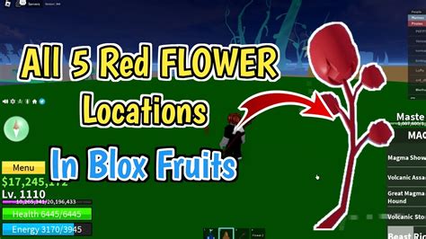 Blox Fruits Flower Locations