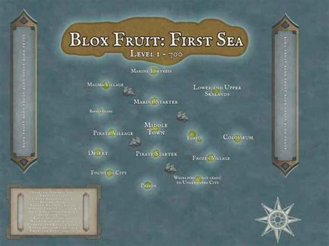 Blox Fruits Map All Locations And Npcs For The First Second Third