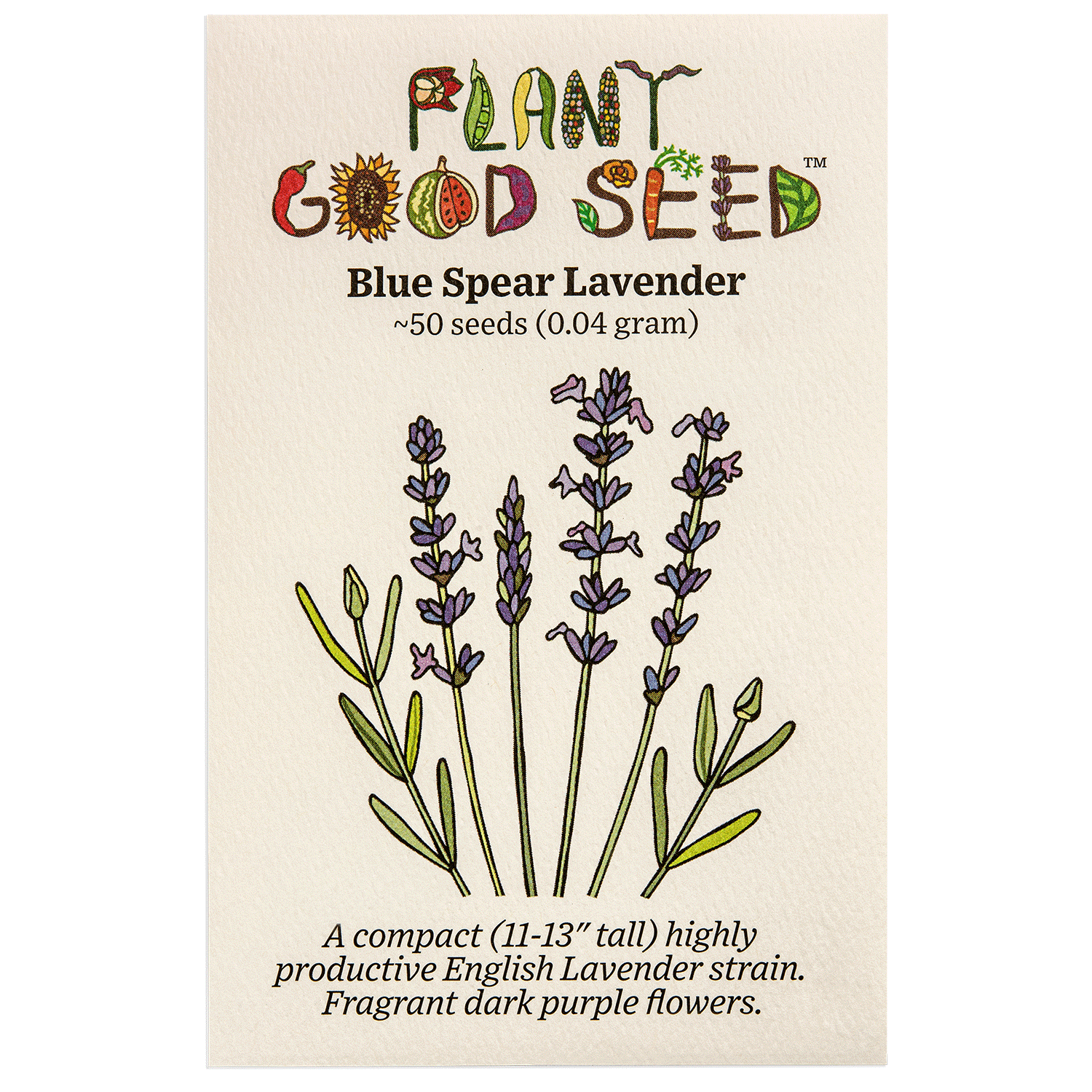 Blue Spear Lavender Seeds The Plant Good Seed Company