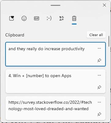 Boost Your Productivity With Start V Clipboard Shortcut