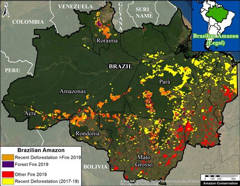 Brazilian Amazon Map