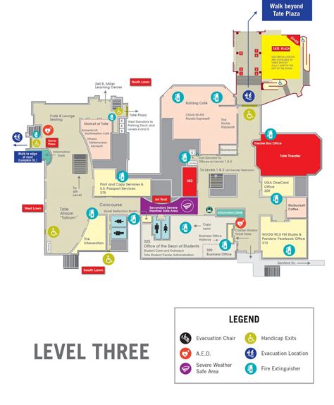 Building Map Beap Tate Student Center