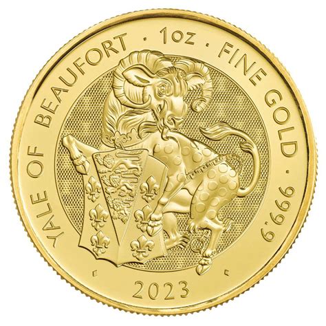 Buy 2023 1 Oz Tudor Beast Yale Of Beaufort Gold Coins Sd Bullion