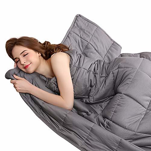 Buzio Weighted Blanket 15 Lbs For Adults 140 170 Lbs Heavy Blanket