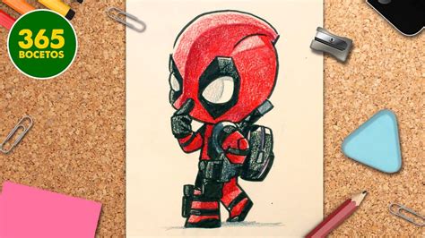 C Mo Dibujar A Deadpool Kawaii Comodibujar Club