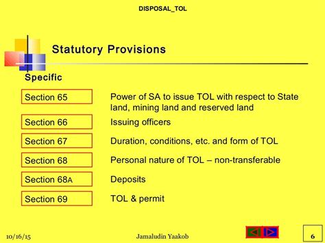 C3 Tol Tol Temporary Occupation Licence Tol Is A Permission Granted