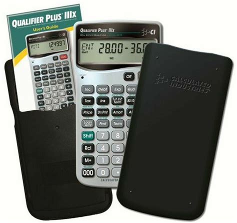 Calculated Qualifier Plus Iiix Financial Calculator 3415