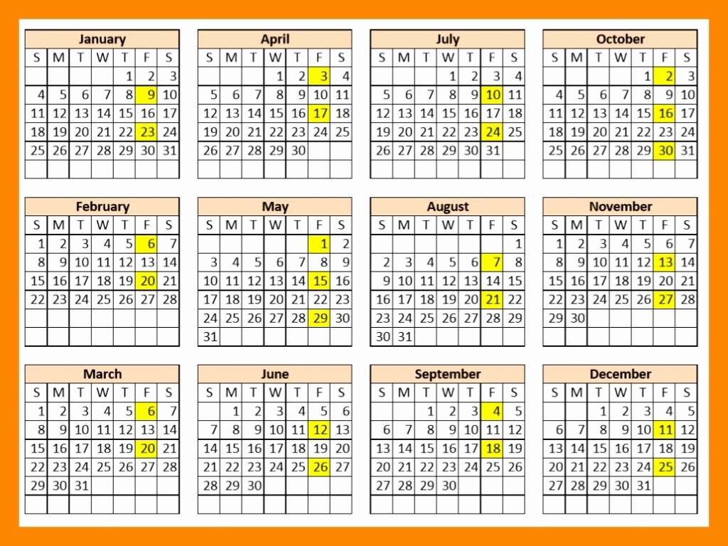 Calendar Of Biweekly Pay Dates