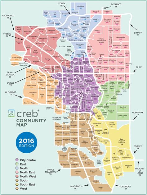 Calgary Communities Map