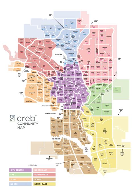 Calgary Districts Map Amp Community Guide