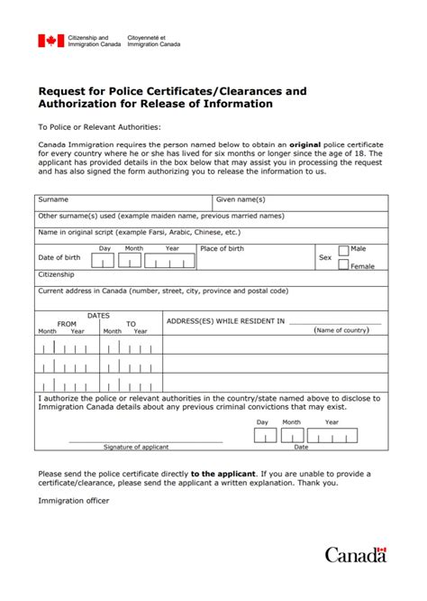 Calgary Police Clearance