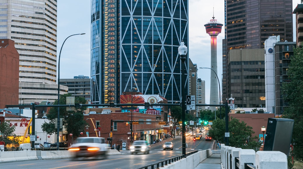 Calgary Tower Fireworks Display January 1 2019 Downtown Calgary