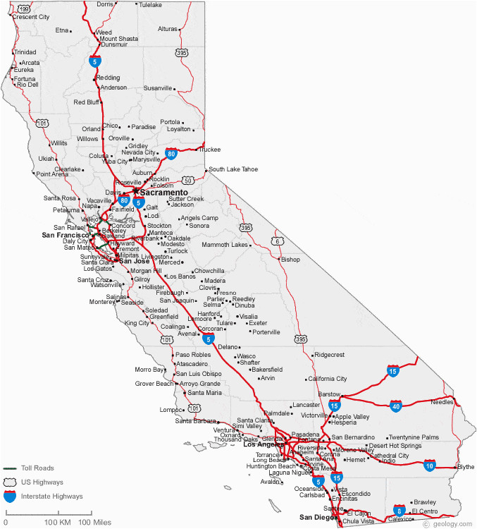 California Highway Conditions Map Map Of California Cities California