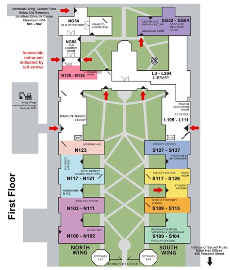 Campus Map Yale Divinity School