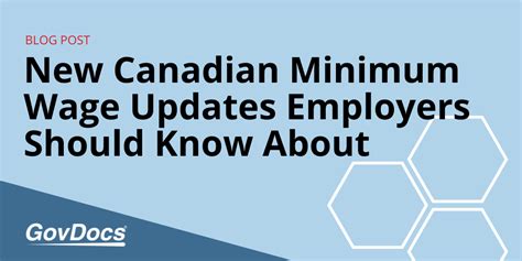 Canada Minimum Wage Govdocs