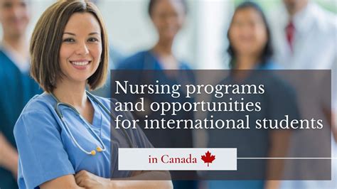 Canada Nursing Programs And Opportunities For Students